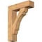 Ekena Millwork Olympic Block Smooth Bracket w/ Offset Brace, Western Red Cedar, 7 1/2"W x 28"D x 36"H BKT0806X28X36OLY05SWR - alternate 1